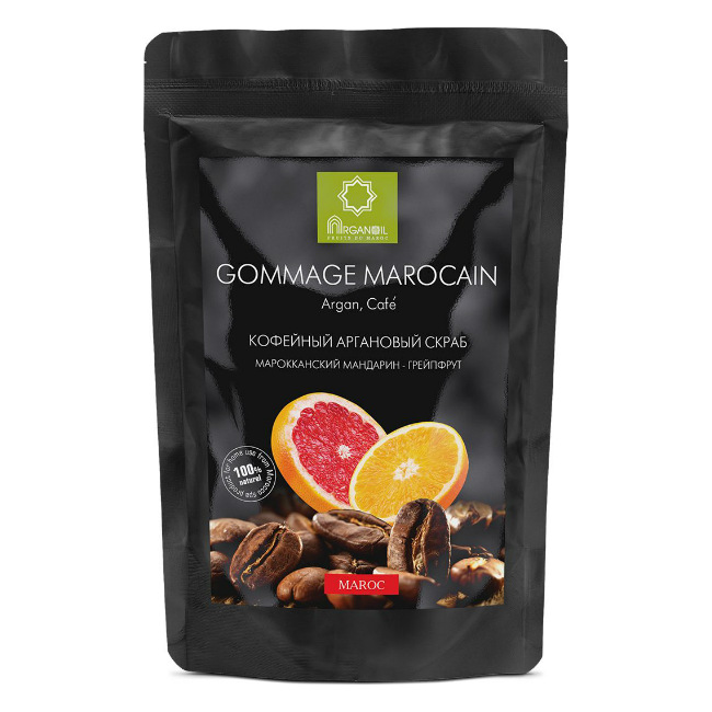 Кофейный скраб для тела Arganoil Fruits Du Maroc с маслом арганы Грейпфрут-Мандарин 200 г
Кофейный скраб для тела Arganoil Fruits Du Maroc с маслом арганы Грейпфрут-Мандарин 200 г