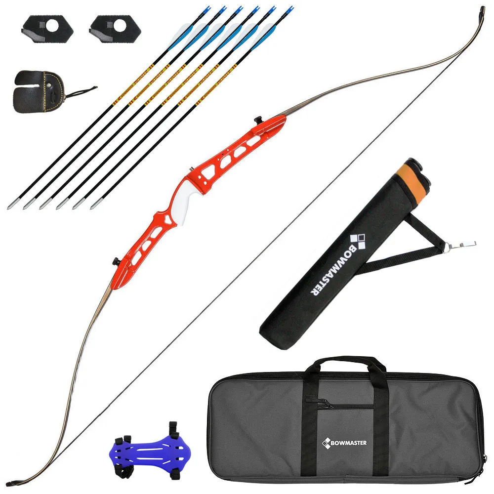 Классический рекурсивный лук Bowmaster Recruit 68" 36 фунтов (16.2 кг), красный, комплект
Классический рекурсивный лук Bowmaster Recruit 68" 36 фунтов (16.2 кг), красный, комплект