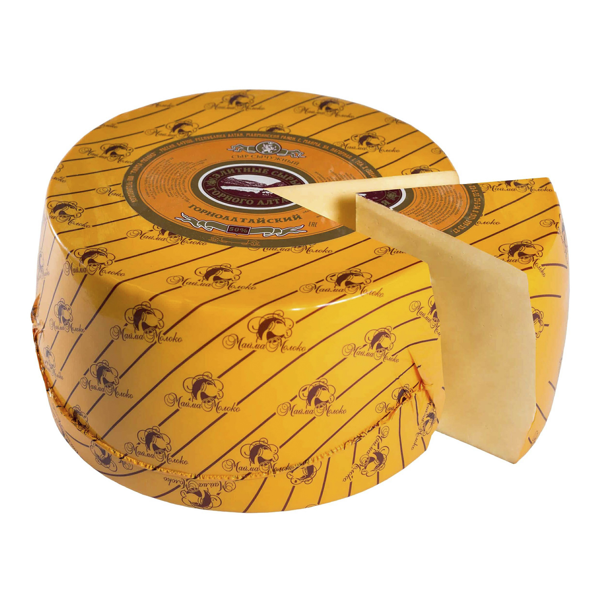 Сыр полутвердый Майма Молоко Горно-Алтайский 50%
Сыр полутвердый Майма Молоко Горно-Алтайский 50%