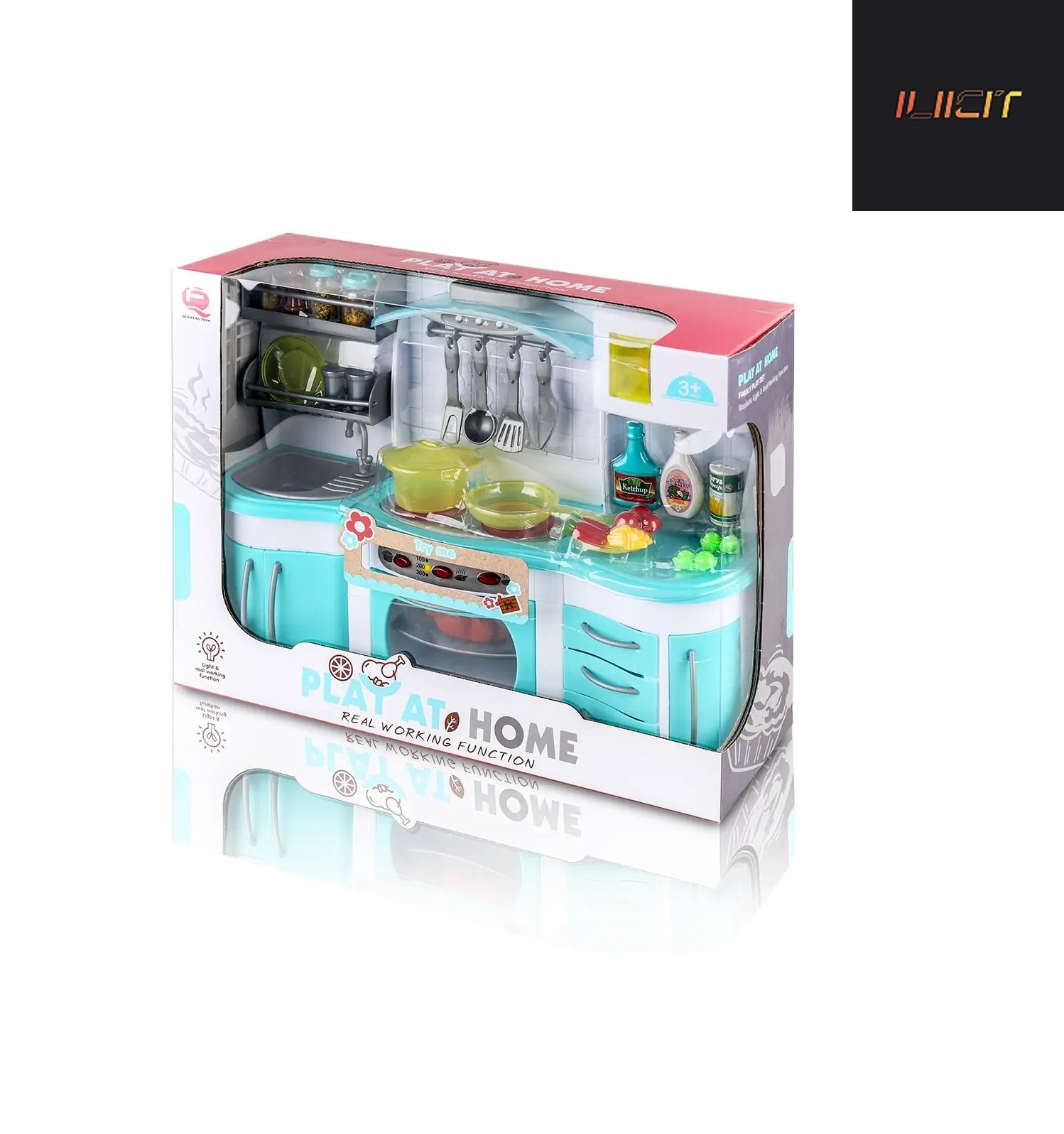 Игровой набор детской посуды ILICIT Кухонный гарнитур с плитой, Игровой набор детской посуды Кухонный гарнитур с плитой
Игровой набор детской посуды ILICIT Кухонный гарнитур с плитой, Игровой набор детской посуды Кухонный гарнитур с плитой