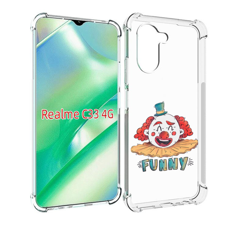 Чехол MyPads клоун-смешной для Realme C33 4G, Прозрачный, Tocco
Чехол MyPads клоун-смешной для Realme C33 4G, Прозрачный, Tocco