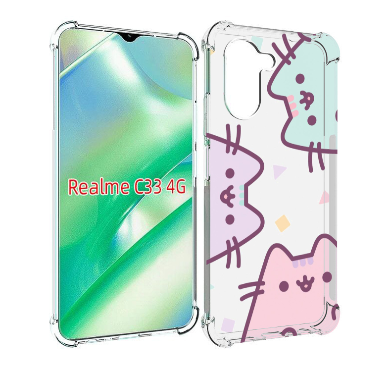 Чехол MyPads котики зеленый фиолетовый розовый женский для Realme C33 4G, Прозрачный, Tocco
Чехол MyPads котики зеленый фиолетовый розовый женский для Realme C33 4G, Прозрачный, Tocco