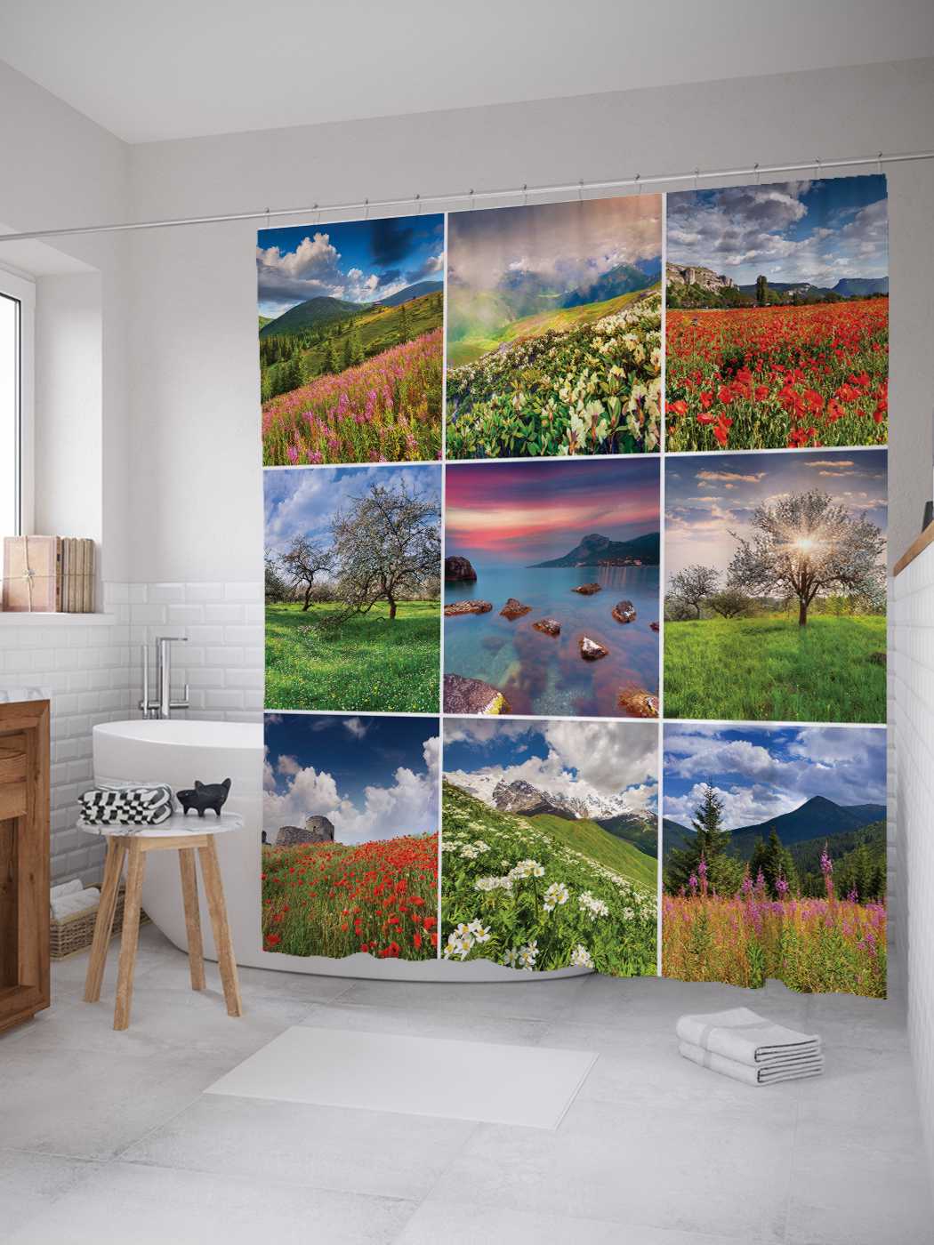 Штора для ванной JoyArty "Мир во всей красе" из сатена, 180х200 см с крючками
Штора для ванной JoyArty "Мир во всей красе" из сатена, 180х200 см с крючками