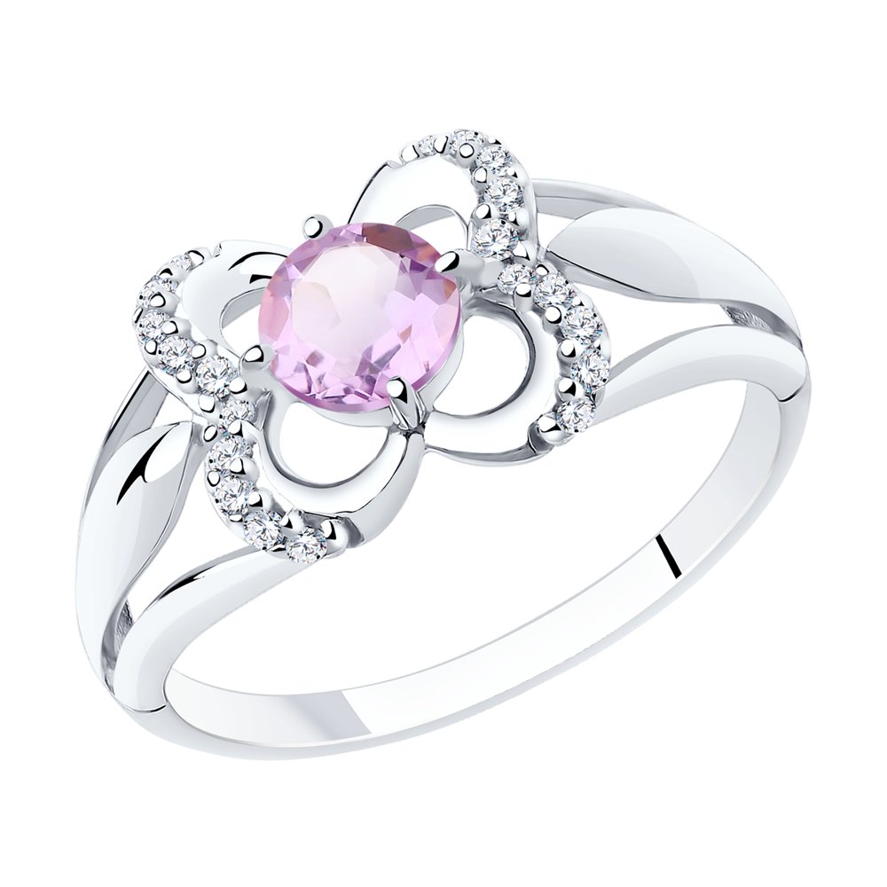 Кольцо из серебра р. 17,5 Diamant 94-310-00381-3, аметист\фианит, 94-310-00381-3
Кольцо из серебра р. 17,5 Diamant 94-310-00381-3, аметист\фианит, 94-310-00381-3