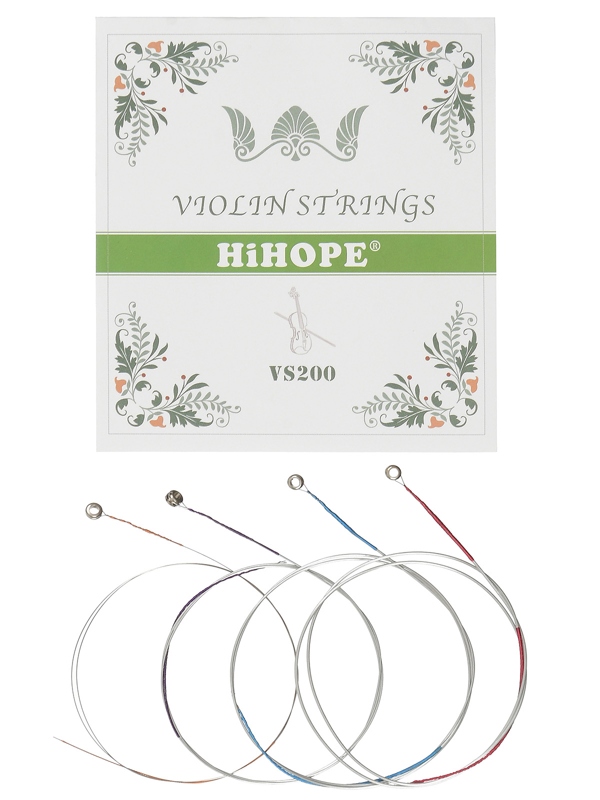 фото Струны для скрипки hihope vs-200 размер 1/2 из массива