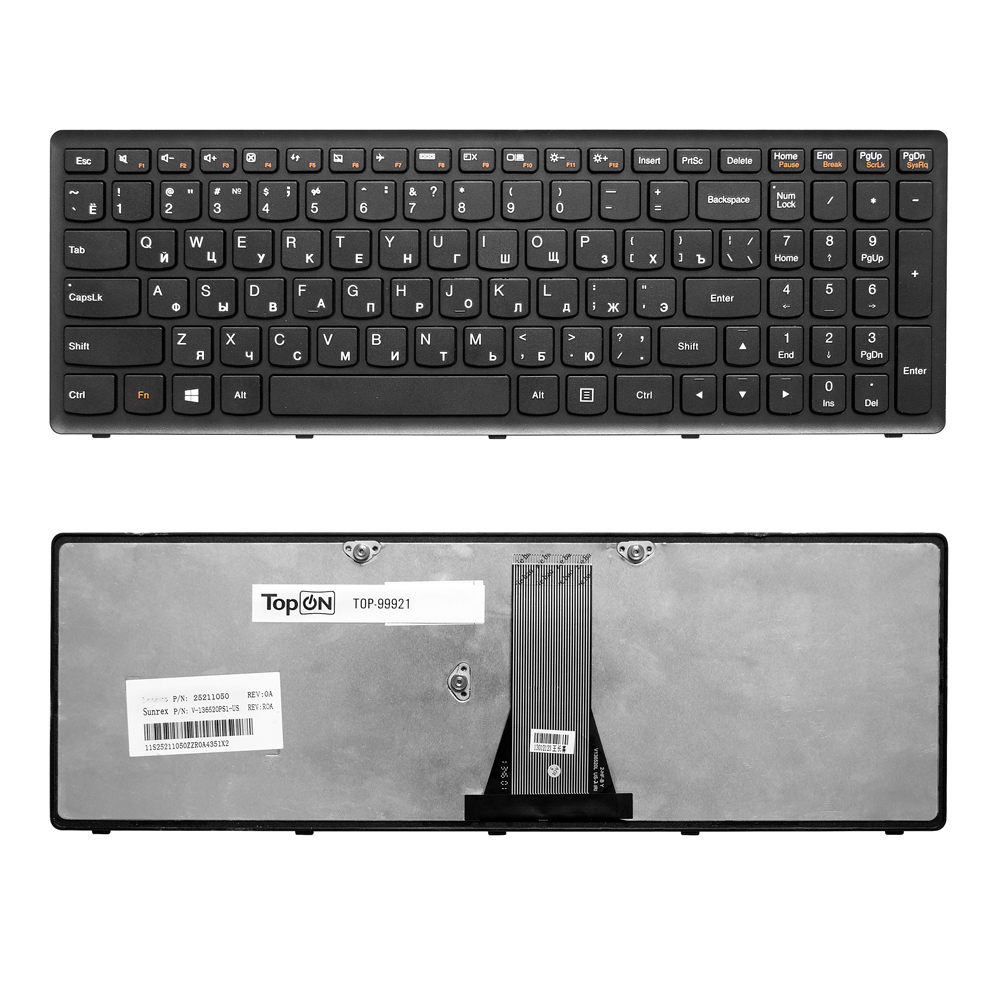 Клавиатура TopON для ноутбука Lenovo IdeaPad Flex 15, G500S, G505, S500, S510, Z510 Series
Клавиатура TopON для ноутбука Lenovo IdeaPad Flex 15, G500S, G505, S500, S510, Z510 Series