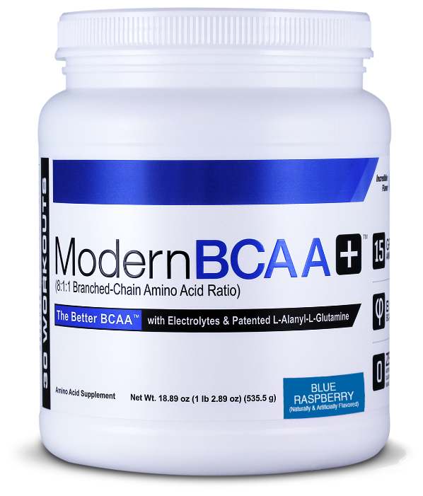 фото Modern sports nutrition modern bcaa+ - 535 грамм, голубая малина