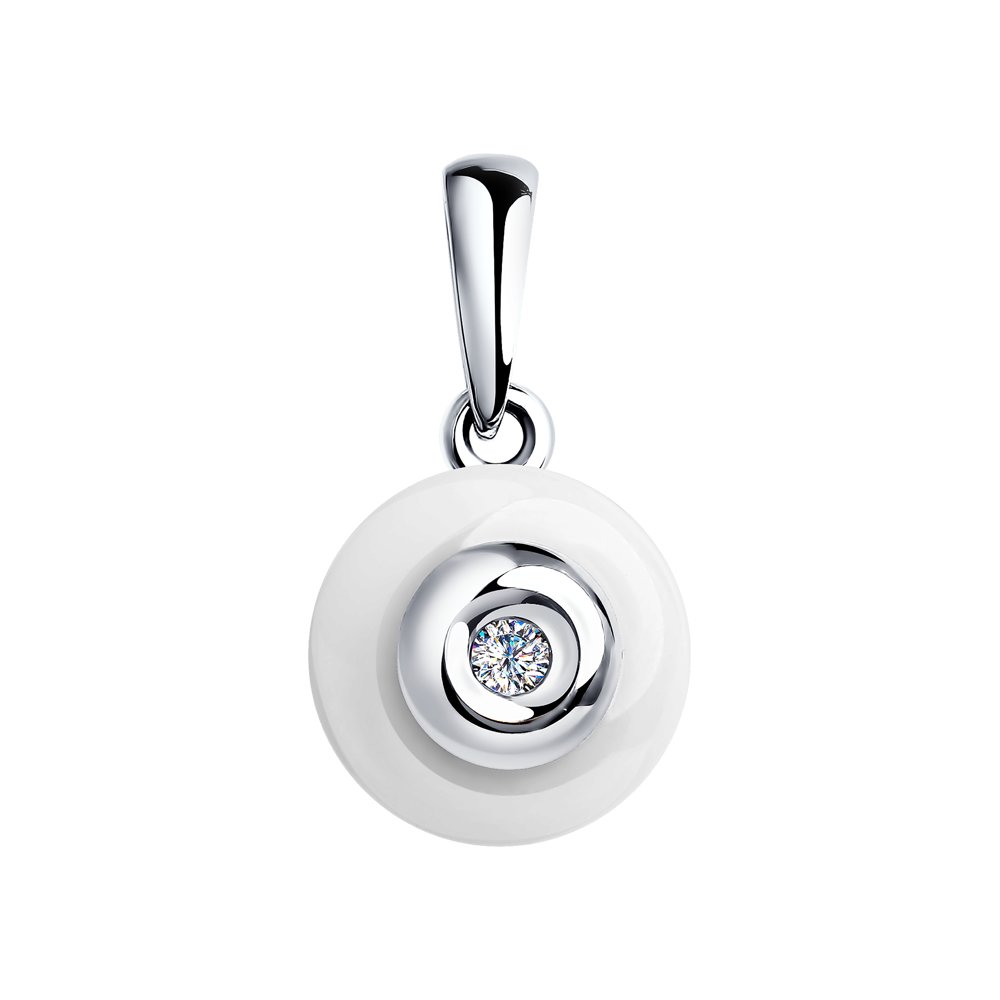 Подвеска SOKOLOV Diamonds из белого золота с бриллиантом и керамикой 6035005, 6035005
Подвеска SOKOLOV Diamonds из белого золота с бриллиантом и керамикой 6035005, 6035005