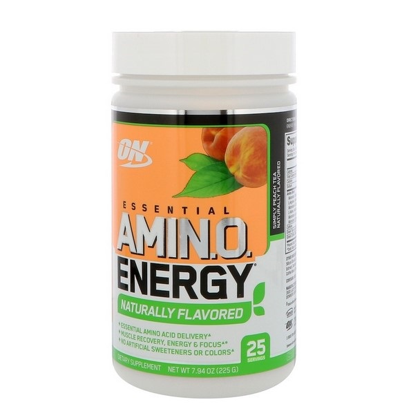 Essential Amino Energy Optimum Nutrition, 225 г, simply peach tea, Essential Amino Energy
Essential Amino Energy Optimum Nutrition, 225 г, simply peach tea, Essential Amino Energy