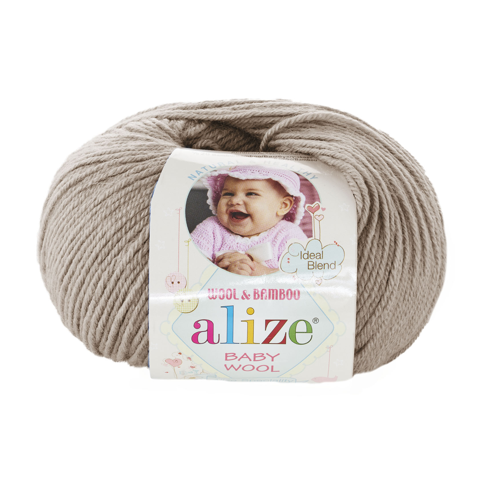 Пряжа ALIZE Baby wool 50г, 175м (бамбук, шерсть, акрил) ТУ (167 бежевый), 10 мотков, Baby wool
Пряжа ALIZE Baby wool 50г, 175м (бамбук, шерсть, акрил) ТУ (167 бежевый), 10 мотков, Baby wool