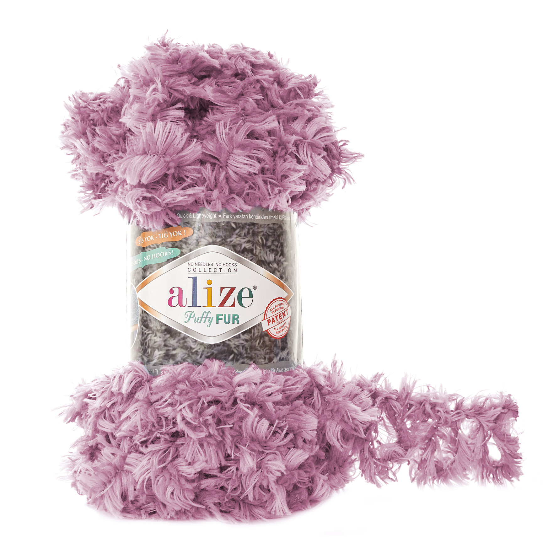 Пряжа для вязания руками с петлями Alize Puffy Fur 100гр 6м 6103 сиреневый, 5 шт, Фиолетовый, 7728472
Пряжа для вязания руками с петлями Alize Puffy Fur 100гр 6м 6103 сиреневый, 5 шт, Фиолетовый, 7728472