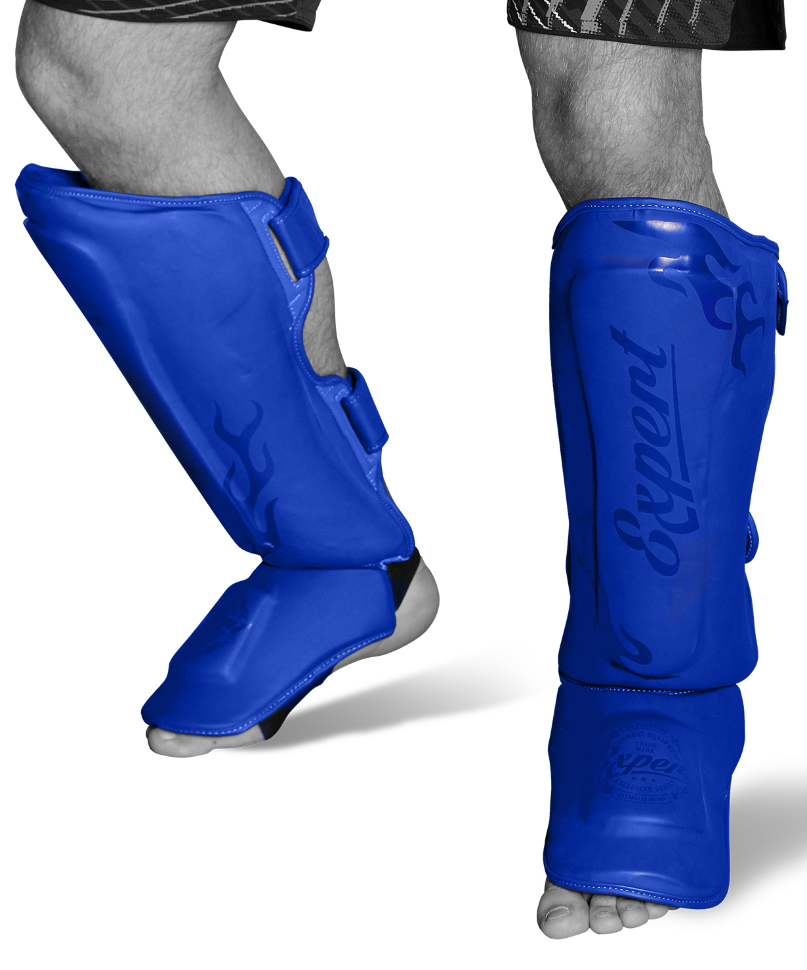 фото Защита голени и стопы fight expert sgs-064v, синяя, m