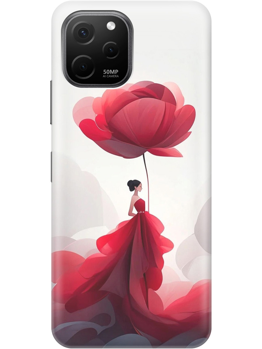 Силиконовый чехол на Huawei nova Y61 с рисунком "Цветочная девушка в красном", Белый;красный, 20000447
Силиконовый чехол на Huawei nova Y61 с рисунком "Цветочная девушка в красном", Белый;красный, 20000447
