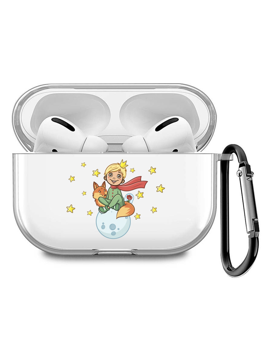 Силиконовый чехол для наушников Apple AirPods Pro с принтом "Little Prince", Прозрачный;белый;желтый;коричневый;черный, 200008679
Силиконовый чехол для наушников Apple AirPods Pro с принтом "Little Prince", Прозрачный;белый;желтый;коричневый;черный, 200008679