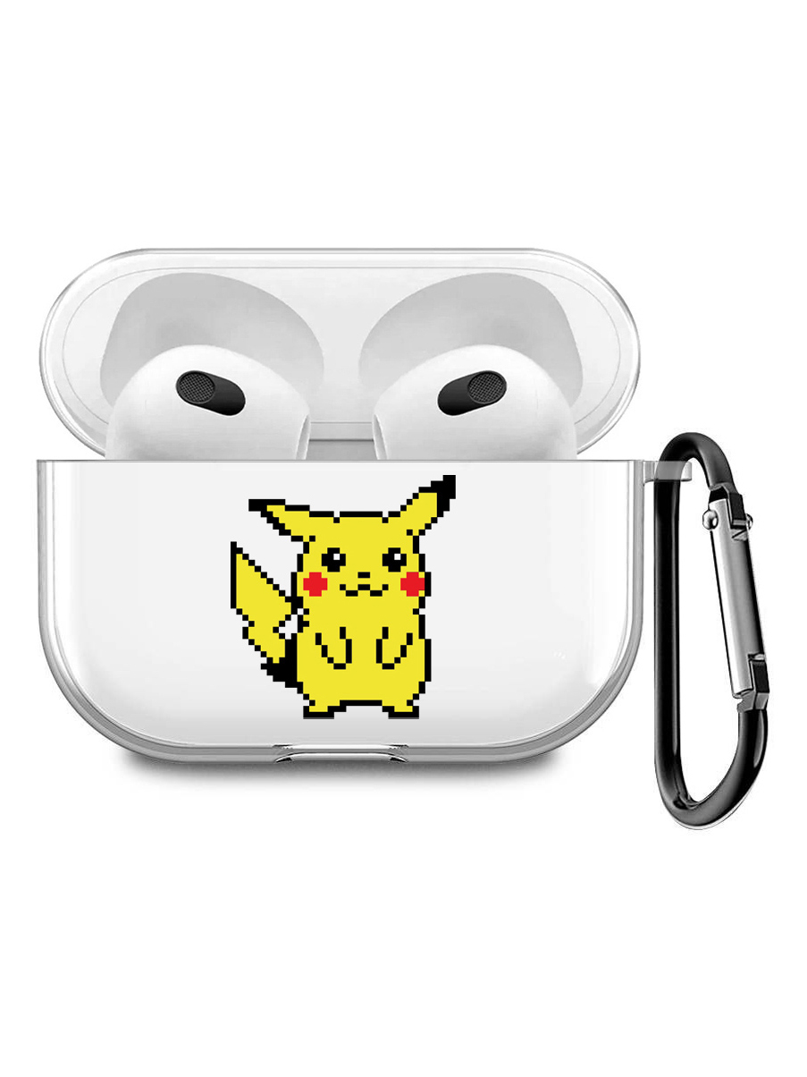 Силиконовый чехол для наушников Apple AirPods 3 с принтом "Pixel Pikachu", Прозрачный;белый;желтый;черный, 200008678
Силиконовый чехол для наушников Apple AirPods 3 с принтом "Pixel Pikachu", Прозрачный;белый;желтый;черный, 200008678