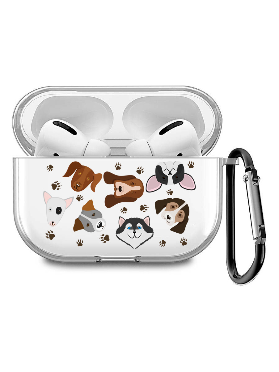 Силиконовый чехол для наушников Apple AirPods Pro с принтом "Dogs Pattern", Прозрачный;белый;коричневый;черный, 200008679
Силиконовый чехол для наушников Apple AirPods Pro с принтом "Dogs Pattern", Прозрачный;белый;коричневый;черный, 200008679