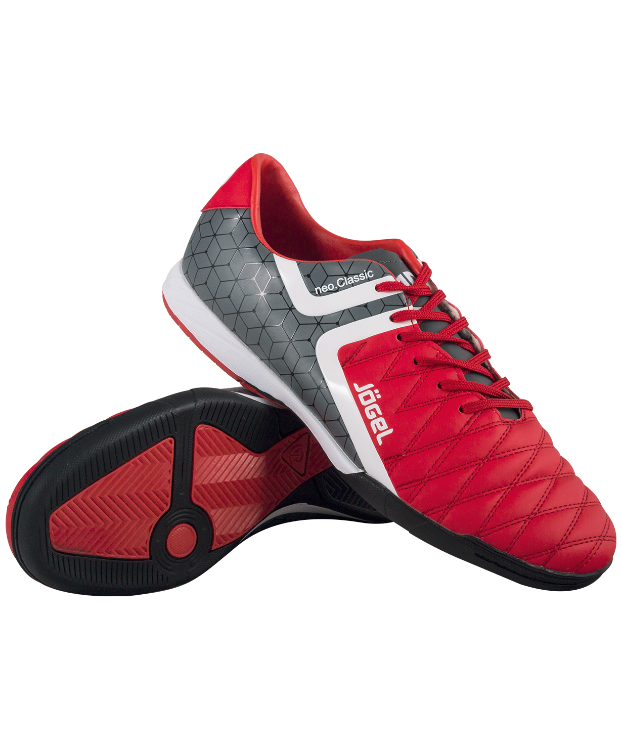 фото Бутсы зальные j?gel mondo jsh4002-y красный (р. 40eu/26.6см) nobrand
