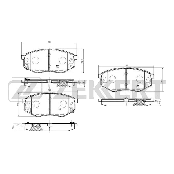 Колодки тормозные дисковые передние Hyundai Ix20/Sonata VI 10>15 Kia Soul II 14> Zekkert B
Колодки тормозные дисковые передние Hyundai Ix20/Sonata VI 10>15 Kia Soul II 14> Zekkert B