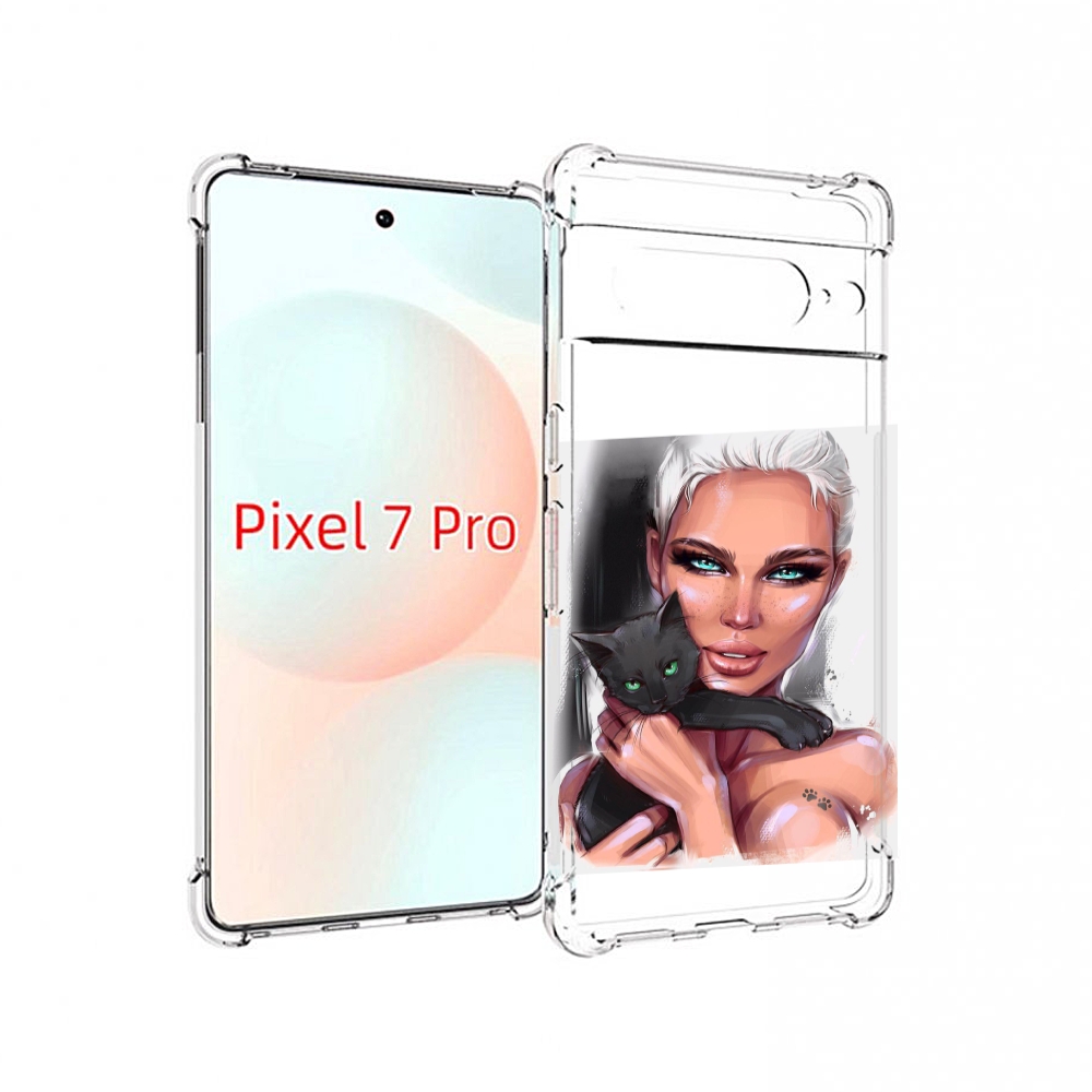 Чехол Mypads Девушка-С-Черным-Котиком Женский Для Google Pixel 7 Pro, Прозрачный, Tocco
Чехол Mypads Девушка-С-Черным-Котиком Женский Для Google Pixel 7 Pro, Прозрачный, Tocco