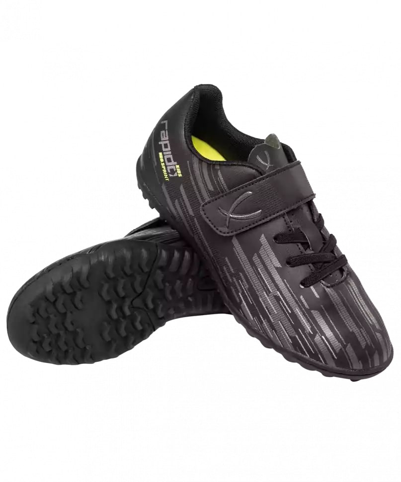 фото Бутсы многошиповые j?gel rapido черный, jsh201-k детские (р. 29) nobrand