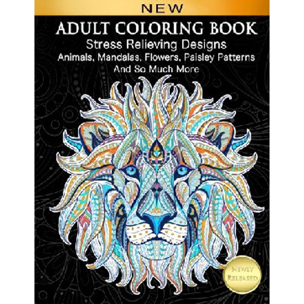 Adult Coloring Book: Stress Relieving Designs Animals, Mandalas, Flowers, Paisley Patte...
Adult Coloring Book: Stress Relieving Designs Animals, Mandalas, Flowers, Paisley Patte...