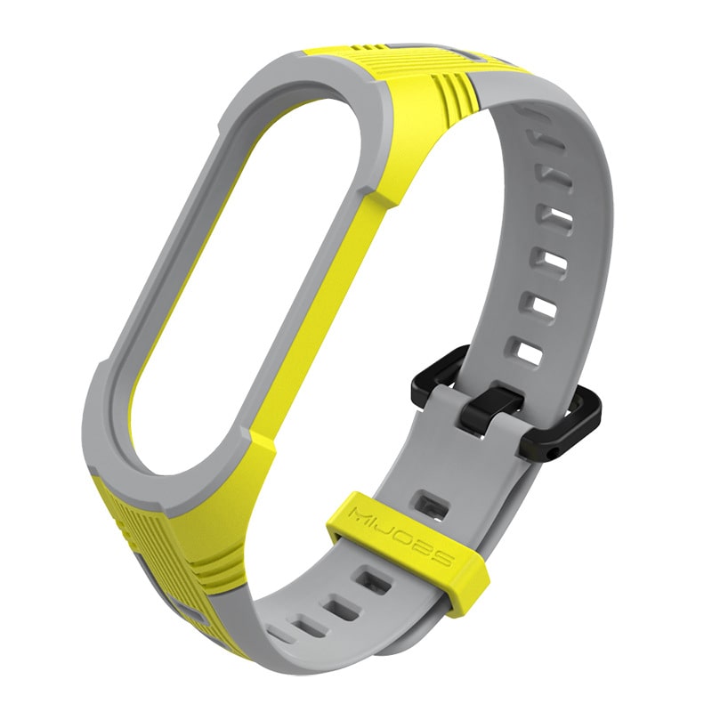 Ремешок Mijobs Silica Gel-Color для Xiaomi Mi Band 5 / Mi Band 5 NFC (серый/желтый), Silica Gel-Color
Ремешок Mijobs Silica Gel-Color для Xiaomi Mi Band 5 / Mi Band 5 NFC (серый/желтый), Silica Gel-Color