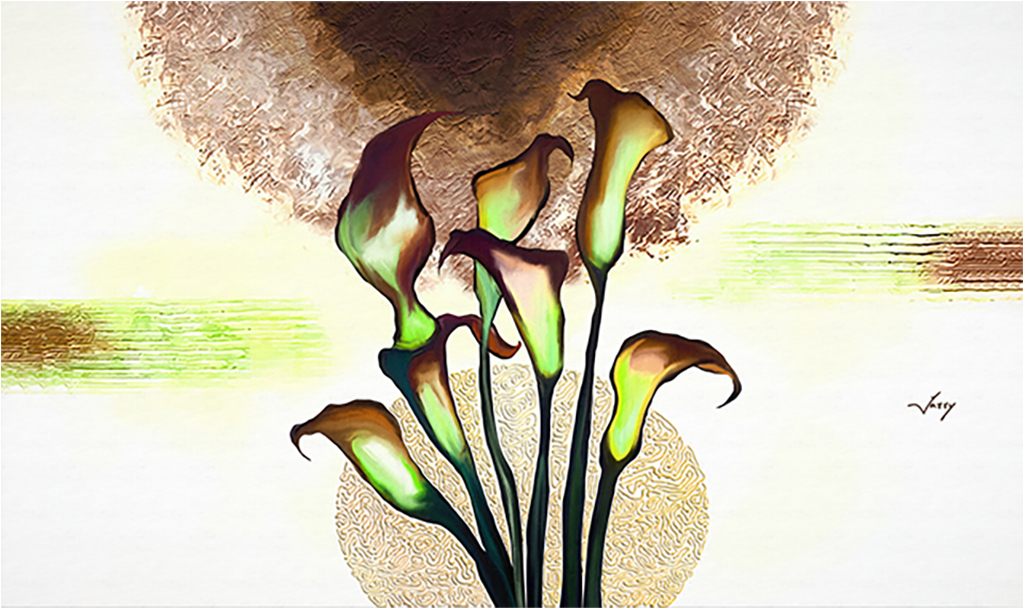 Картина на холсте с подрамником ХитАрт Зелено-коричневые каллы 60x36 см, 4831
Картина на холсте с подрамником ХитАрт Зелено-коричневые каллы 60x36 см, 4831