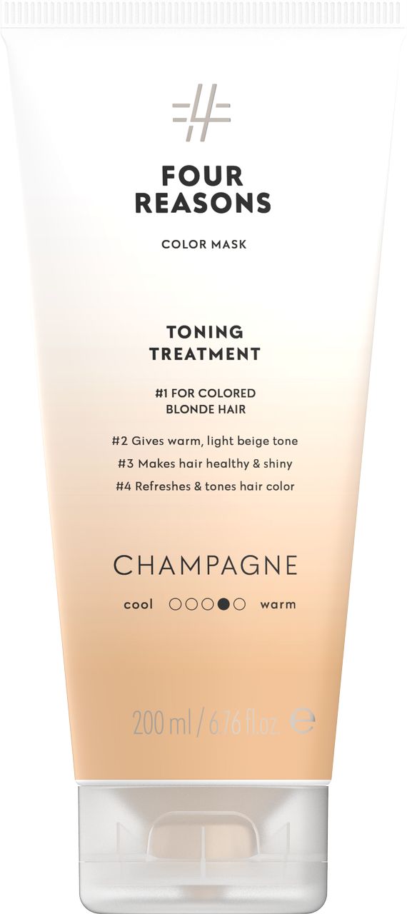 Тонирующая маска для окрашенных волос Four Reasons Color Mask Toning Шампанское 200 мл
Тонирующая маска для окрашенных волос Four Reasons Color Mask Toning Шампанское 200 мл