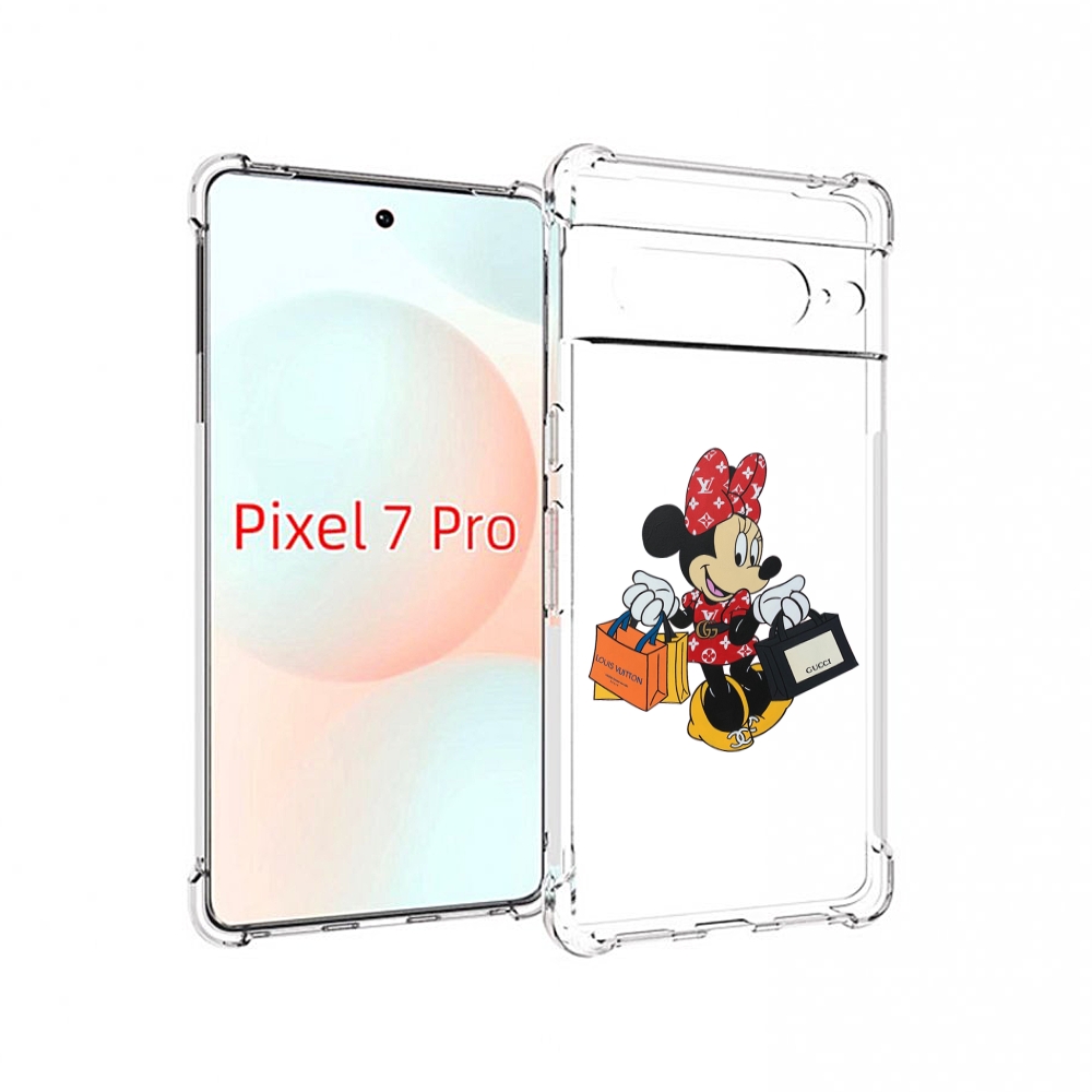 Чехол Mypads Модная-Девочка-Из-Микки-Мауса Женский Для Google Pixel 7 Pro, Прозрачный, Tocco
Чехол Mypads Модная-Девочка-Из-Микки-Мауса Женский Для Google Pixel 7 Pro, Прозрачный, Tocco