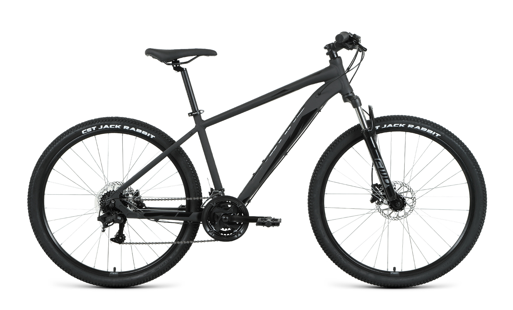 фото Велосипед forward apache 27,5 3.2 disc 2021 21" black/black