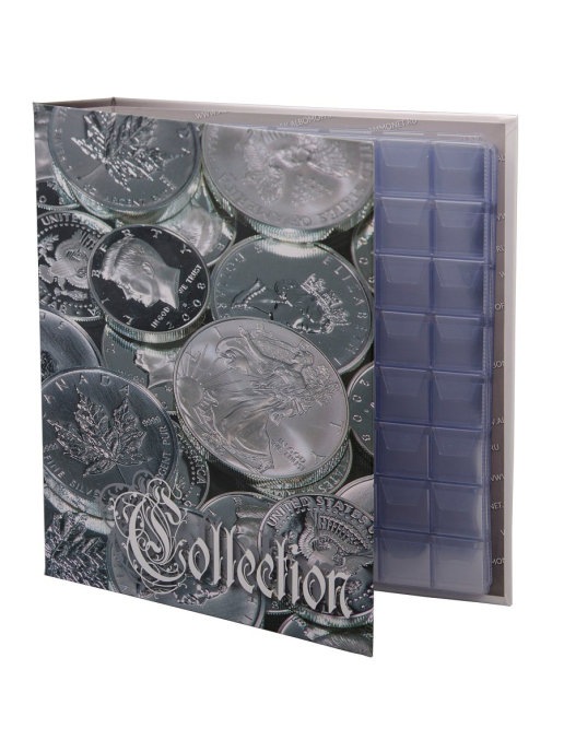 Альбом для монет "COLLECTION" с 10 листами "скользящими". Формат "OPTIMA", Серый, Альбом коллекционера
Альбом для монет "COLLECTION" с 10 листами "скользящими". Формат "OPTIMA", Серый, Альбом коллекционера