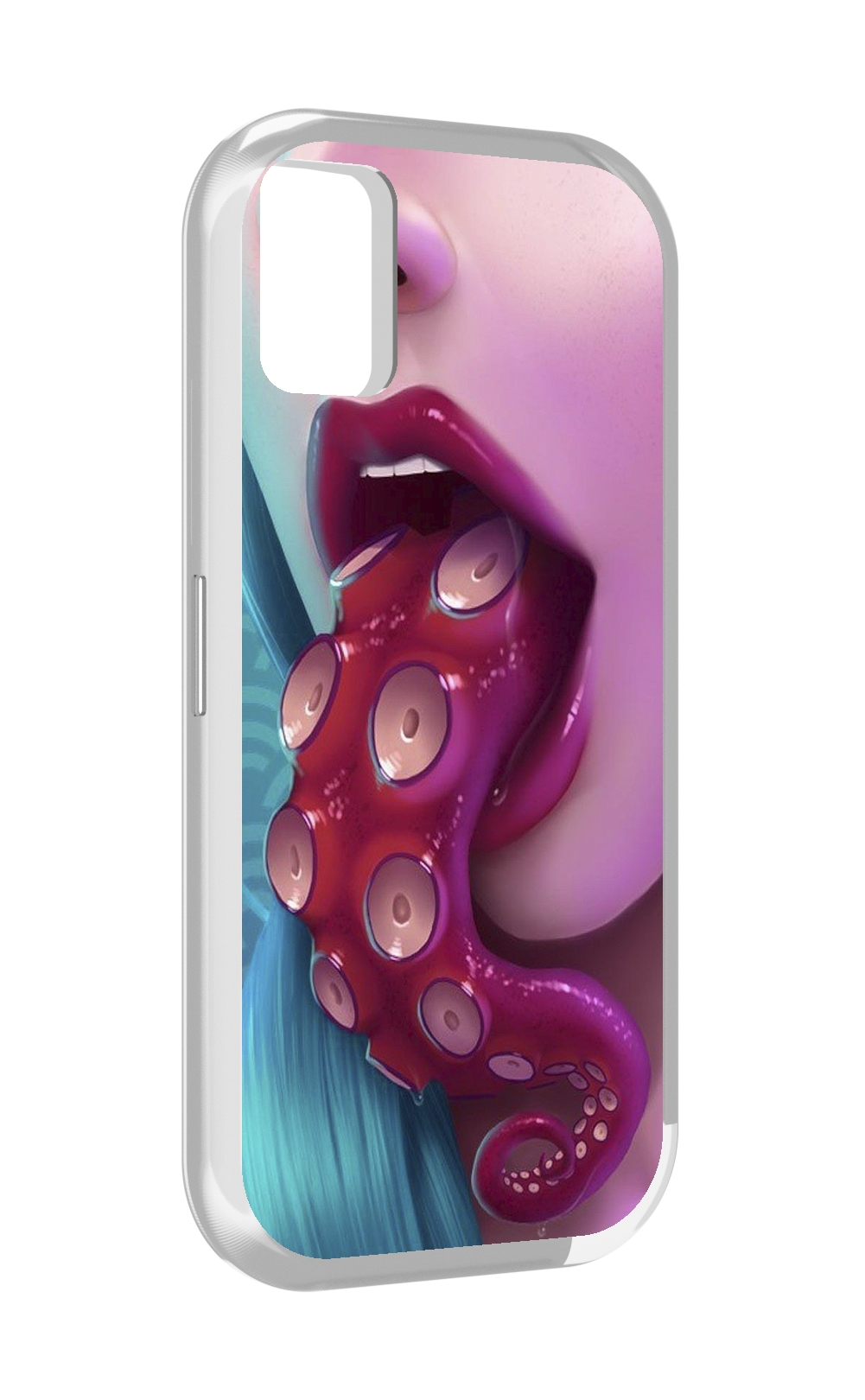 Чехол MyPads девушка с щупальцой женский для UMIDIGI A11, Прозрачный, Tocco 
Чехол MyPads девушка с щупальцой женский для UMIDIGI A11, Прозрачный, Tocco