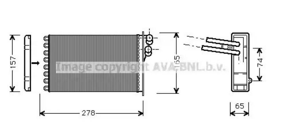 Радиатор отопителя Audi A4/A4 Avant 94>01 VW Passat/Passat Variant 96>05 Skoda Superb I 01
Радиатор отопителя Audi A4/A4 Avant 94>01 VW Passat/Passat Variant 96>05 Skoda Superb I 01