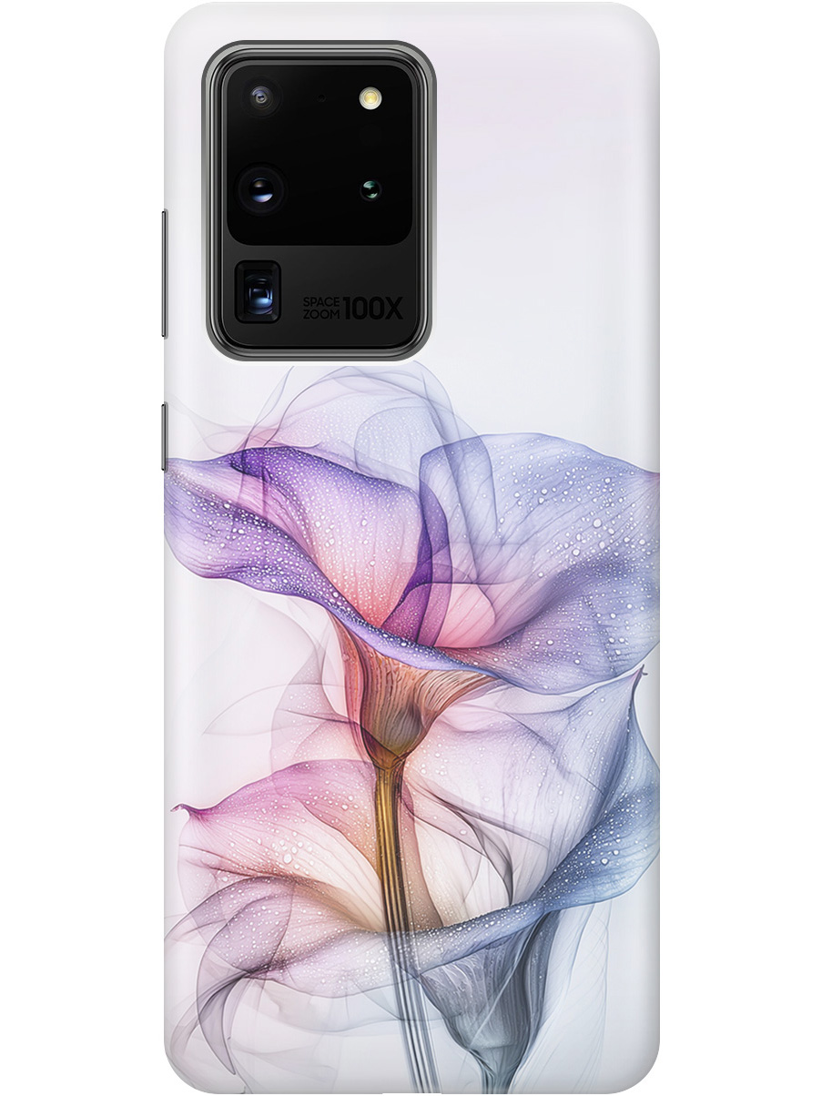 Силиконовый чехол на Samsung Galaxy S20 Ultra с принтом "Прозрачные калы", Прозрачный;белый;серый;фиолетовый, 722628621
Силиконовый чехол на Samsung Galaxy S20 Ultra с принтом "Прозрачные калы", Прозрачный;белый;серый;фиолетовый, 722628621