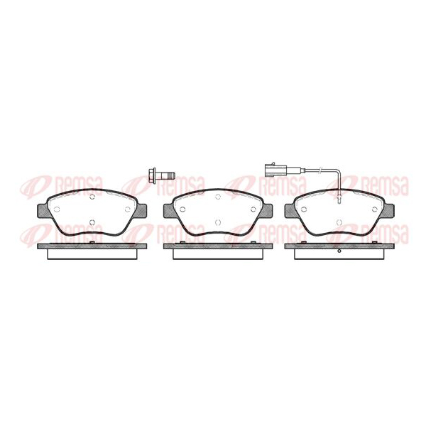 Колодки тормозные передние Fiat Doblo/Fiorino/Grande Punto 01>15 Alfa Romeo Mito 08>18 REM
Колодки тормозные передние Fiat Doblo/Fiorino/Grande Punto 01>15 Alfa Romeo Mito 08>18 REM