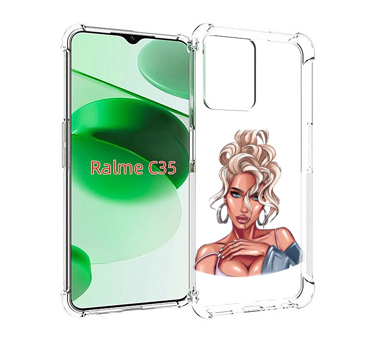 Чехол MyPads красивая-блондинка женский для Realme C35 / Narzo 50A Prime, Прозрачный, Tocco
Чехол MyPads красивая-блондинка женский для Realme C35 / Narzo 50A Prime, Прозрачный, Tocco