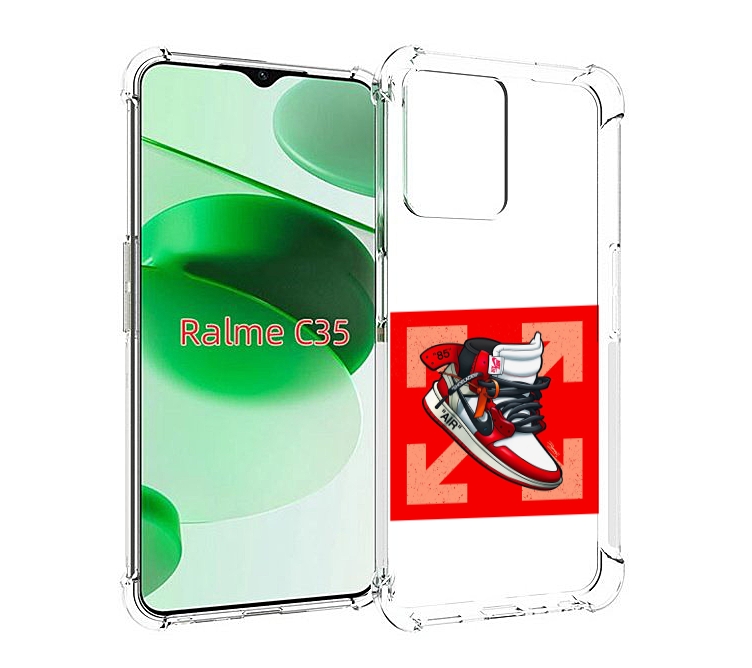 Чехол MyPads кроссовок джордан офвайт для Realme C35 / Narzo 50A Prime, Прозрачный, Tocco
Чехол MyPads кроссовок джордан офвайт для Realme C35 / Narzo 50A Prime, Прозрачный, Tocco