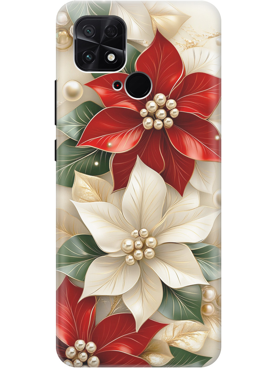 Силиконовый чехол на Xiaomi Poco C40 с принтом "Цветы и бусы", Прозрачный;бежевый;красный, 740187921
Силиконовый чехол на Xiaomi Poco C40 с принтом "Цветы и бусы", Прозрачный;бежевый;красный, 740187921