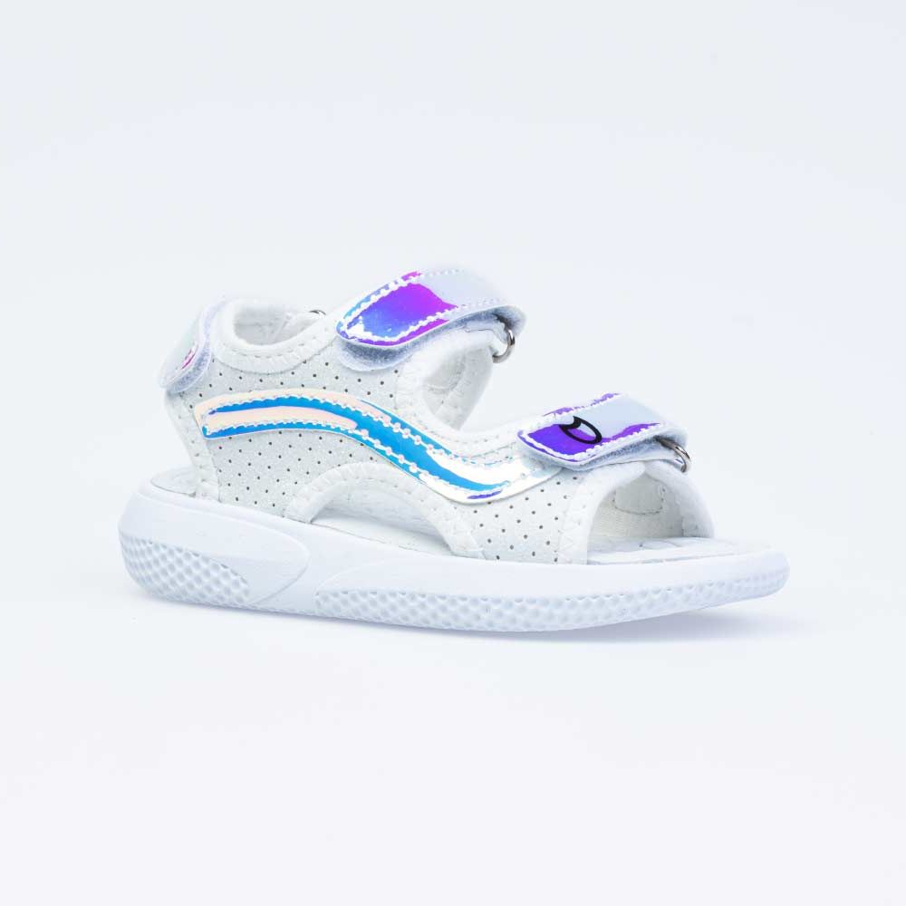 фото Пляжная обувь для девочек котофей 324032-11 белый р.27