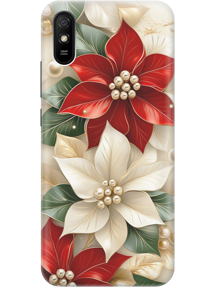 Силиконовый чехол на Xiaomi Redmi 9A с принтом "Цветы и бусы", Прозрачный;бежевый;красный, 723276921
Силиконовый чехол на Xiaomi Redmi 9A с принтом "Цветы и бусы", Прозрачный;бежевый;красный, 723276921