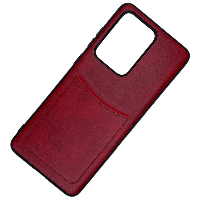 фото Чехол с кармашком ilevel для samsung s20 ultra (красный)