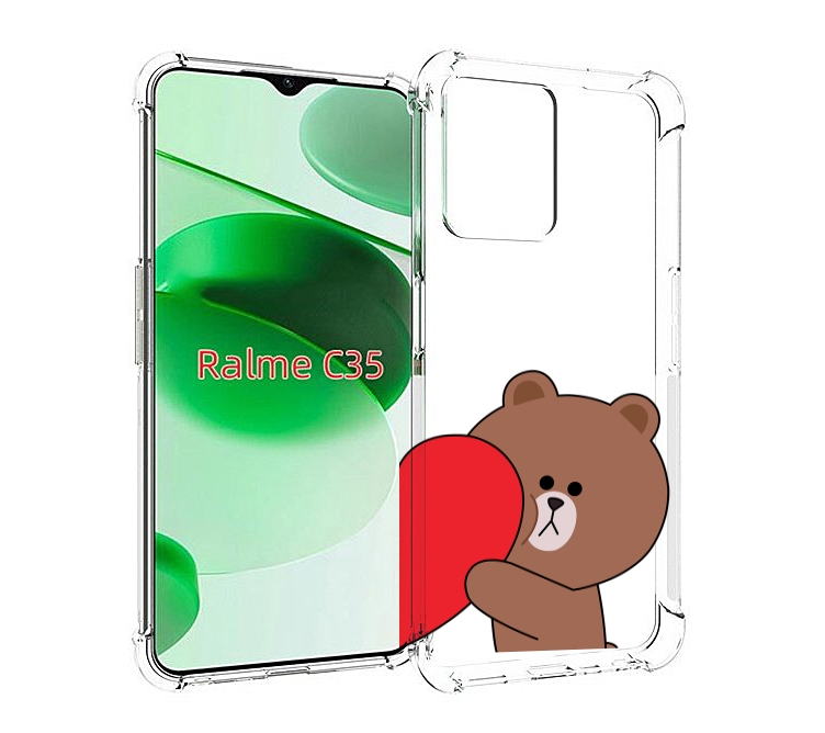 Чехол MyPads медвежонок детский для Realme C35 / Narzo 50A Prime, Прозрачный, Tocco
Чехол MyPads медвежонок детский для Realme C35 / Narzo 50A Prime, Прозрачный, Tocco
