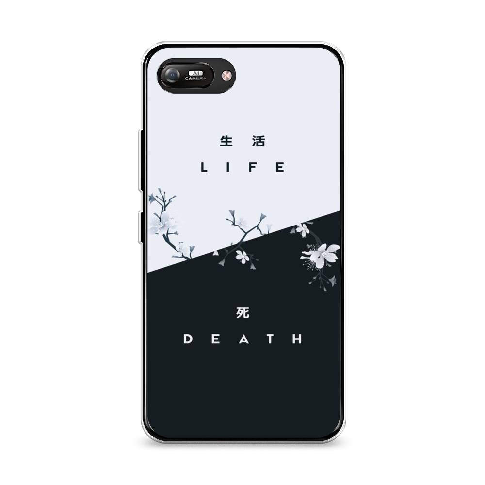 фото Силиконовый чехол "life and death" на itel a35 / ител а35 awog