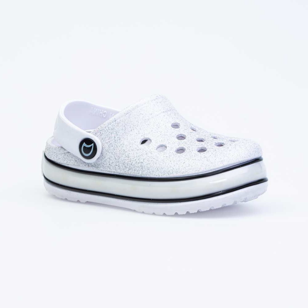 фото Пляжная обувь для девочек котофей 325095-01 серебристый р.28