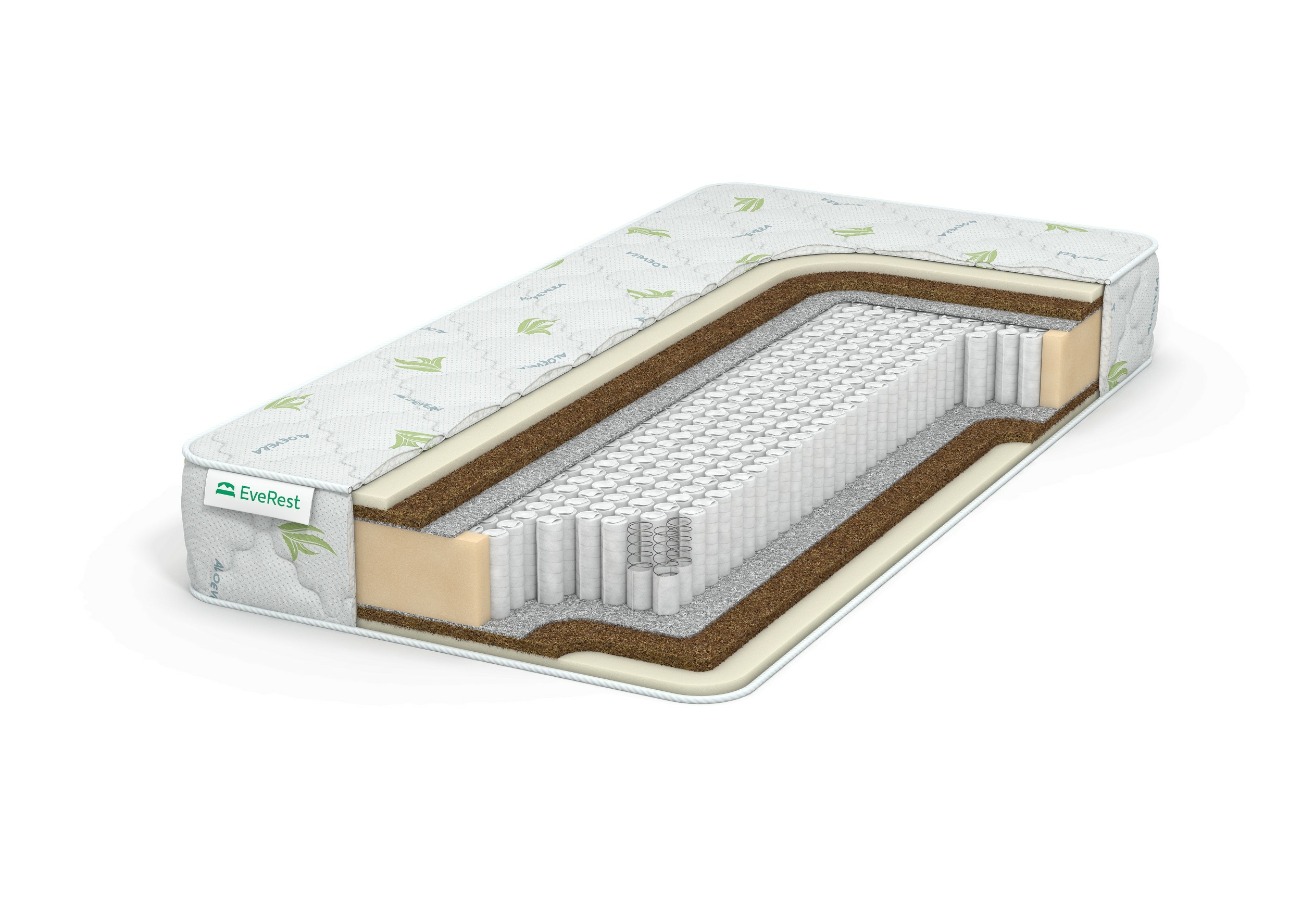 Матрас EveRest Рестфом Бикокос 20 S1000 80x195, Белый, Рестфом Бикокос 20 S1000
Матрас EveRest Рестфом Бикокос 20 S1000 80x195, Белый, Рестфом Бикокос 20 S1000