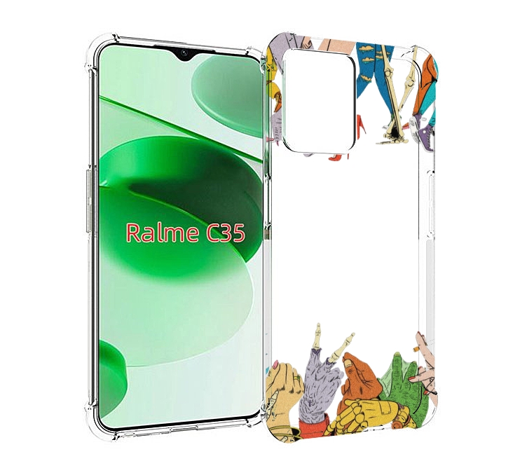 Чехол MyPads разные персонажи пальчики для Realme C35 / Narzo 50A Prime, Прозрачный, Tocco
Чехол MyPads разные персонажи пальчики для Realme C35 / Narzo 50A Prime, Прозрачный, Tocco