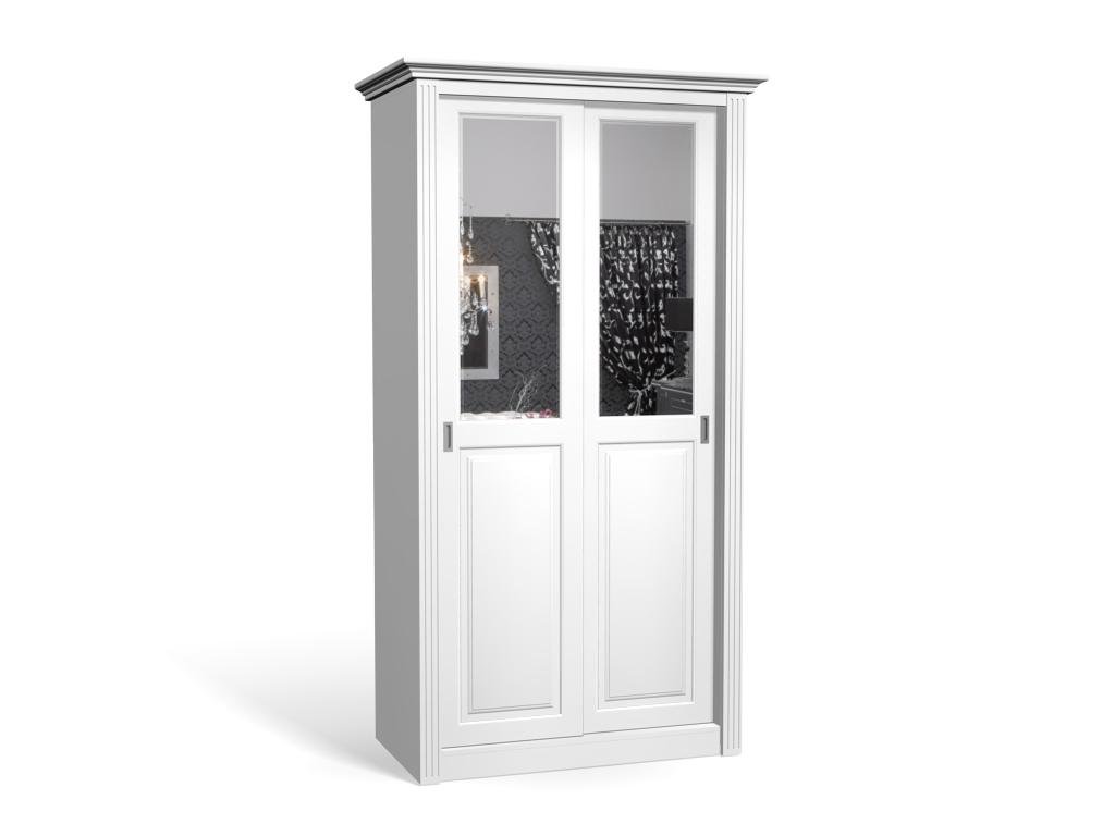 Шкаф-купе Классика-14 МДФ для одежды с зеркалом двухдверный 110x230x40 Мегамебель, Белый, Классика-14
Шкаф-купе Классика-14 МДФ для одежды с зеркалом двухдверный 110x230x40 Мегамебель, Белый, Классика-14