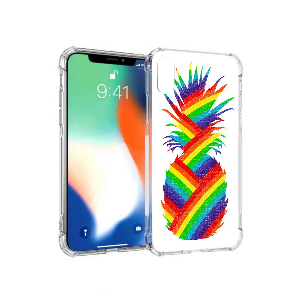 Чехол MyPads Tocco для Apple iPhone XS Max радужный ананас (PT117540.614.566), Прозрачный, Tocco
Чехол MyPads Tocco для Apple iPhone XS Max радужный ананас (PT117540.614.566), Прозрачный, Tocco