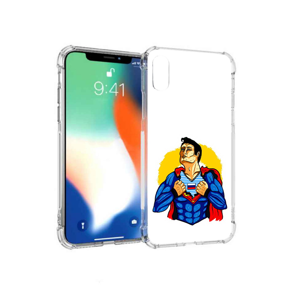 Чехол MyPads Tocco для Apple iPhone XS Max русский супермен (PT117540.614.591), Прозрачный, Tocco
Чехол MyPads Tocco для Apple iPhone XS Max русский супермен (PT117540.614.591), Прозрачный, Tocco