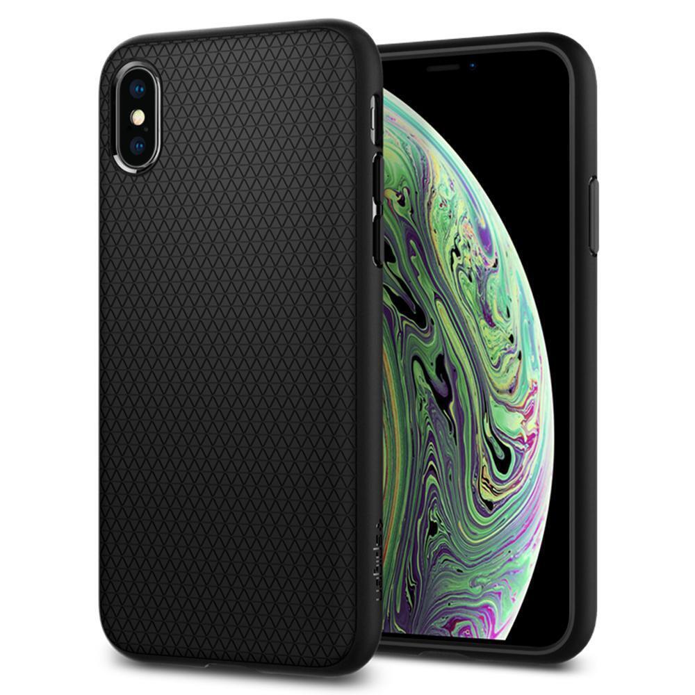 Чехол-капсула Spigen для iPhone X / XS - Liquid Air - Черный матовый - 063CS25114, Liquid Air
Чехол-капсула Spigen для iPhone X / XS - Liquid Air - Черный матовый - 063CS25114, Liquid Air